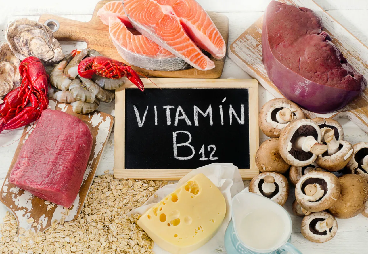 Vitamín B12 v potravinách - maso, ryby, vejce, mléčné výrobky