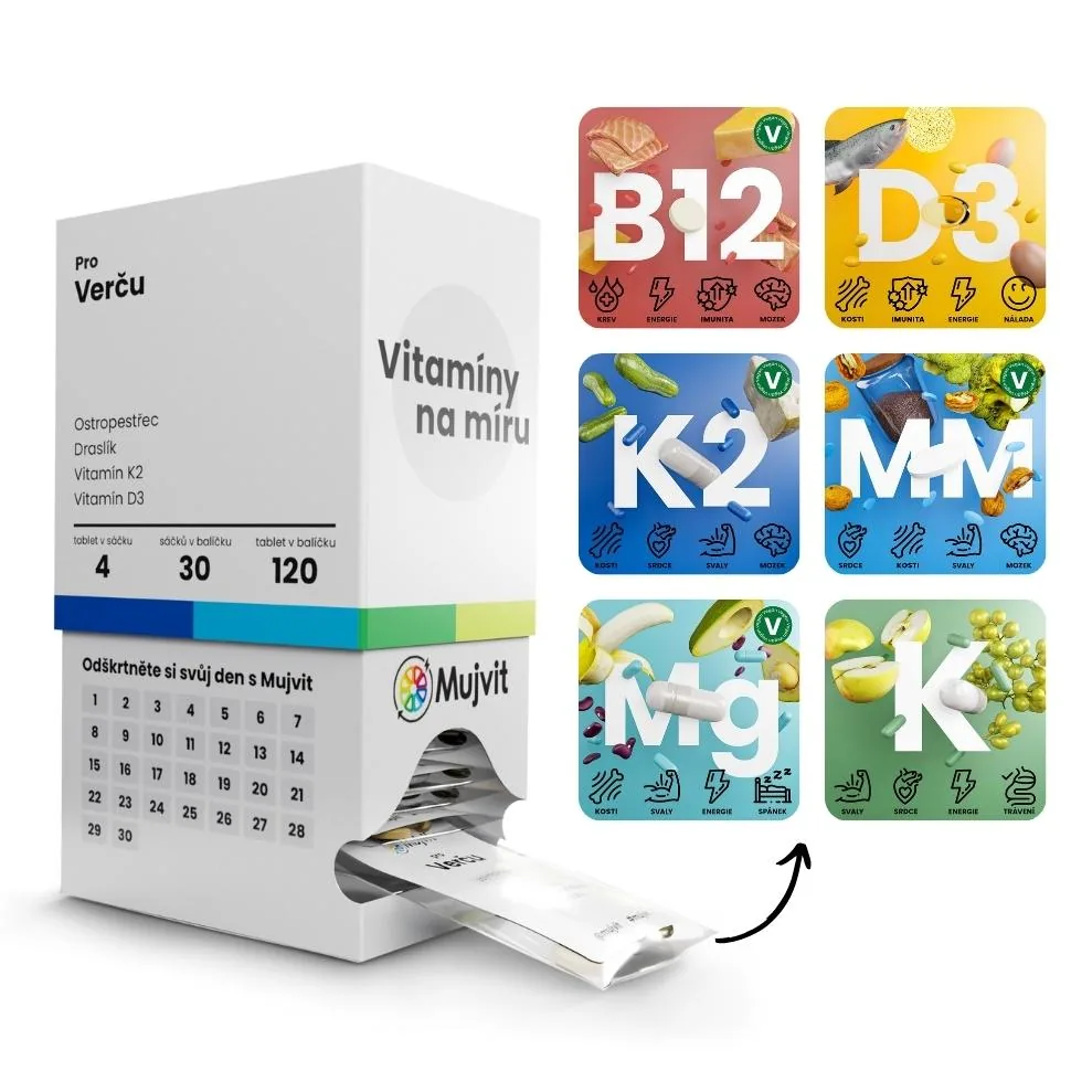 Vitamíny pro ženy, balíček vitamínů a minerálů na míru ženskému tělu