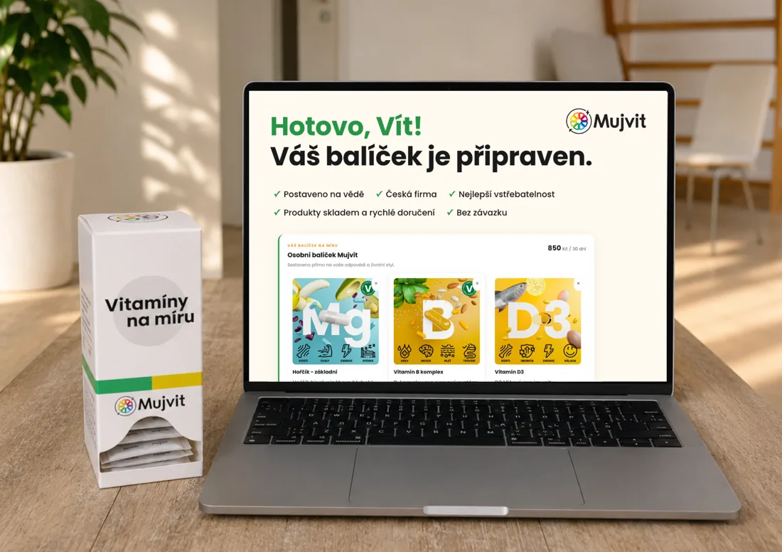 Doporučení vitamínů na míru od Mujvit